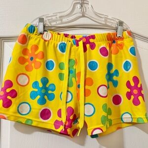 Moschino Swim Colorful Floral Print Shorts